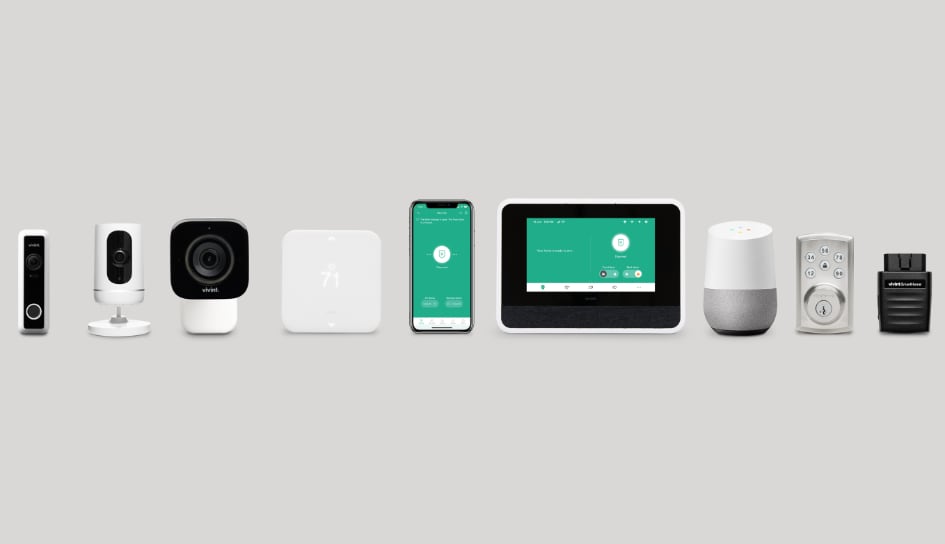 Vivint home security product line in Nashville